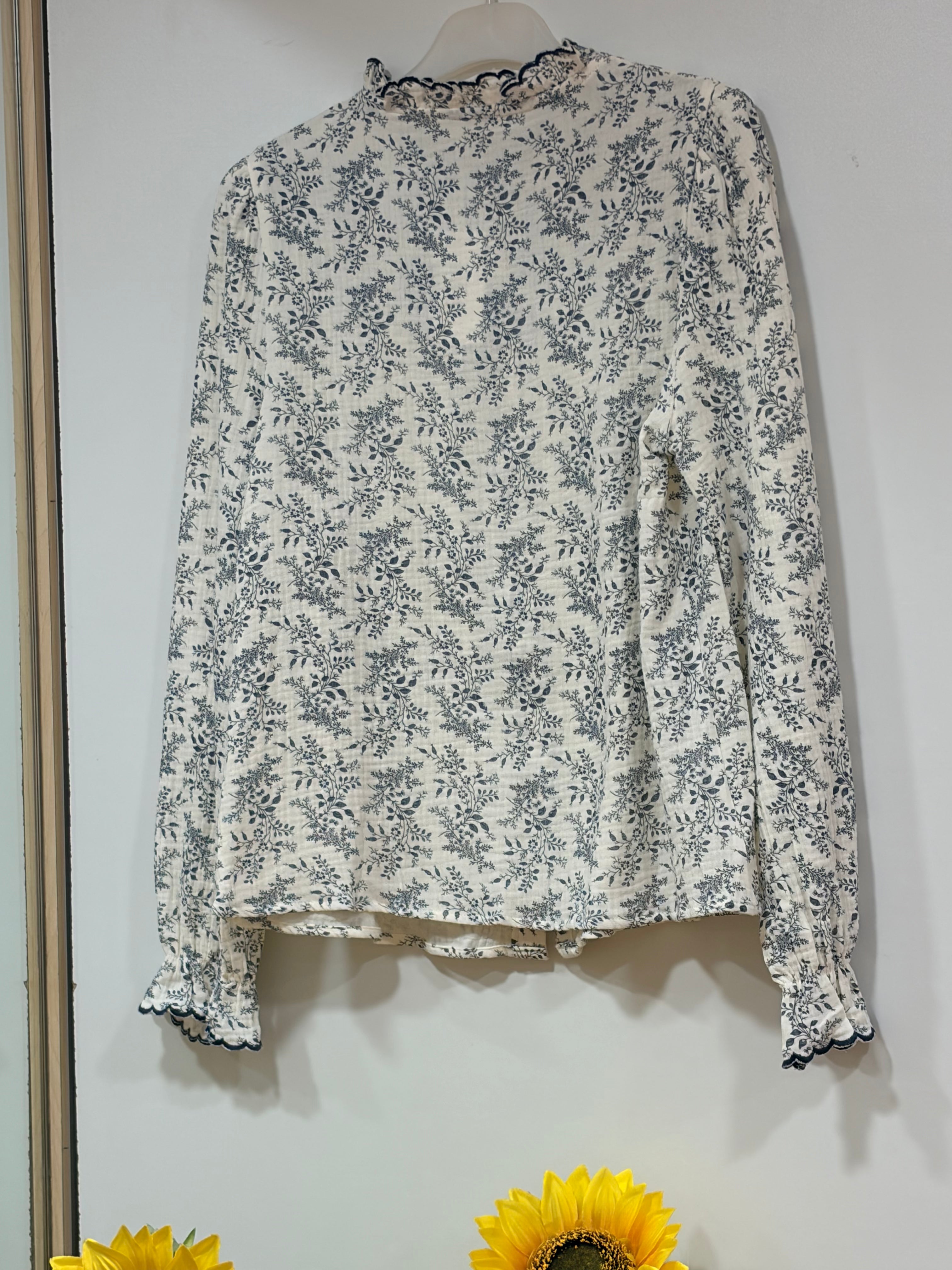 Chemise bleue - Clémence