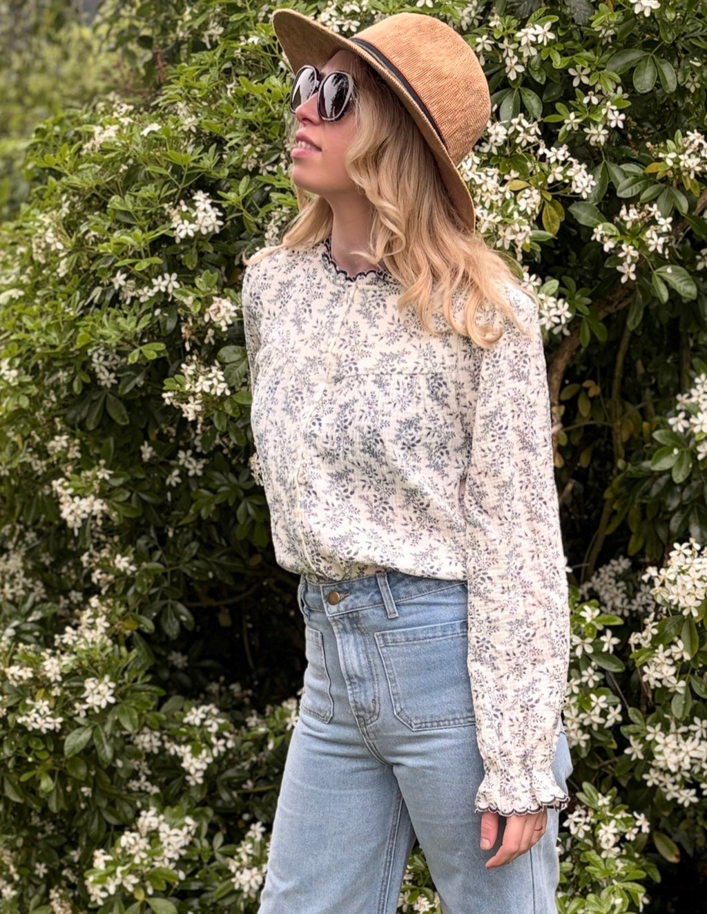 Chemise bleue - Clémence