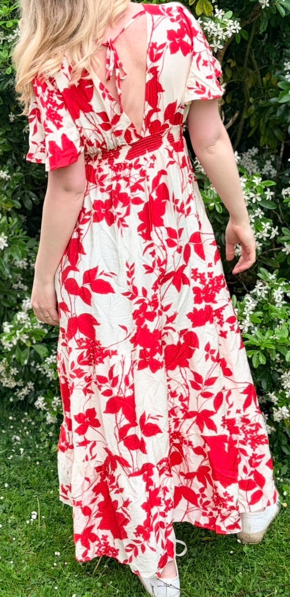 Robe longue rouge - Juliette