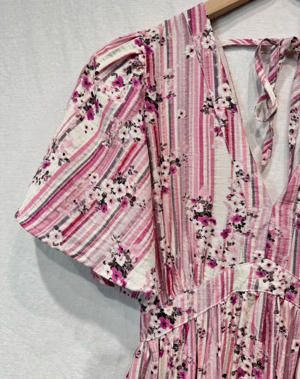 Robe longue vieux rose - Suzie