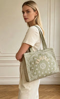 Sac cabas vert - Eléonore